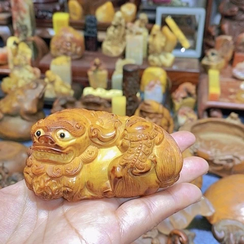 贡木木***火华彩木作摆件