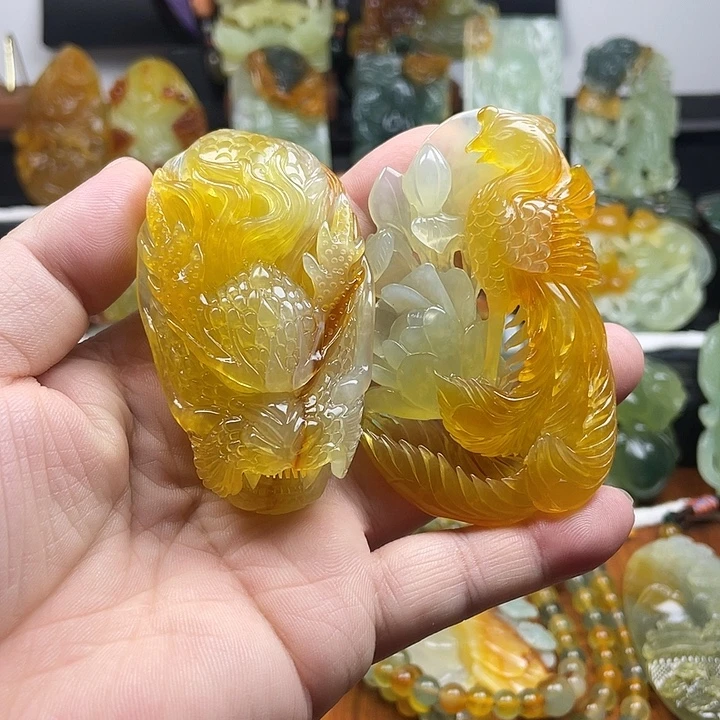 蛇纹石玉未镶嵌挂件