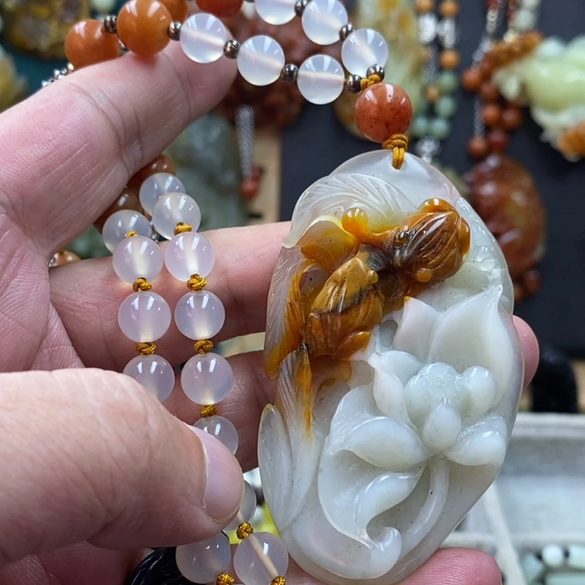 【闪购商品】蛇纹石玉吊坠未镶嵌