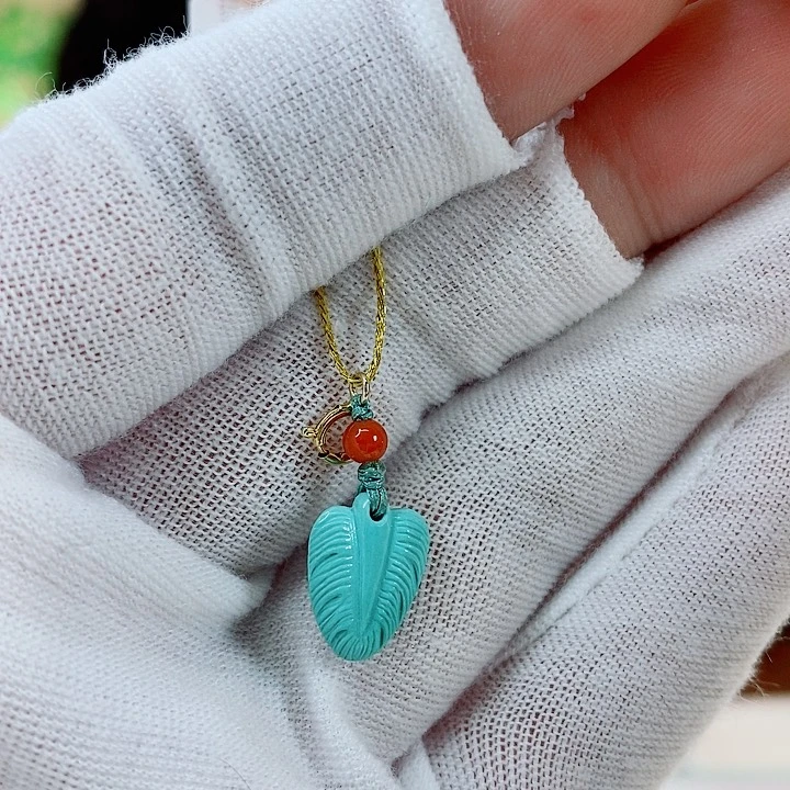 银S925镀金镶嵌绿松石珠宝奇石