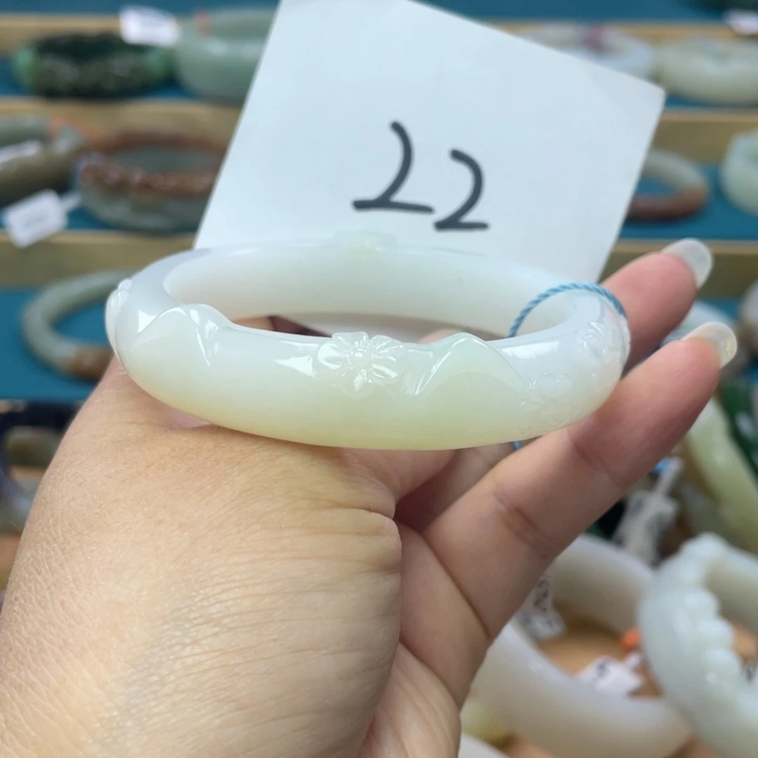 未镶嵌手镯和田玉圈口60