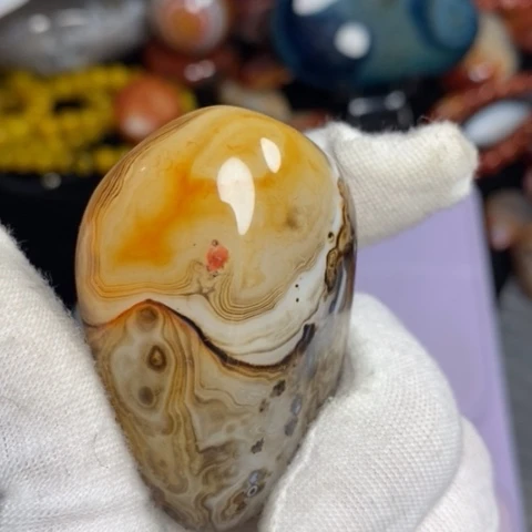 玛瑙/玉髓珠宝奇石未镶嵌慈****阳