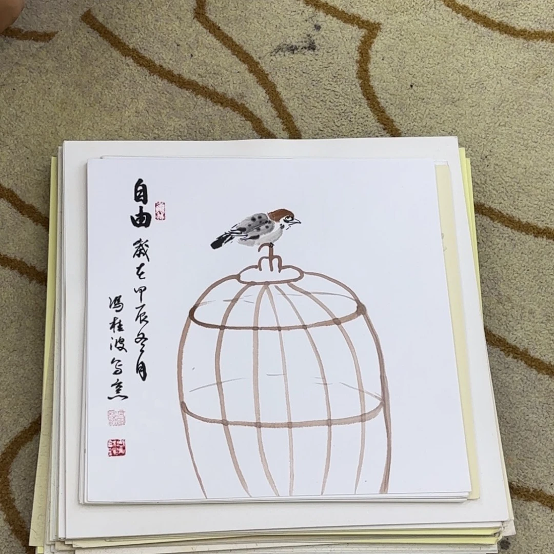 国画国画老师作品刘