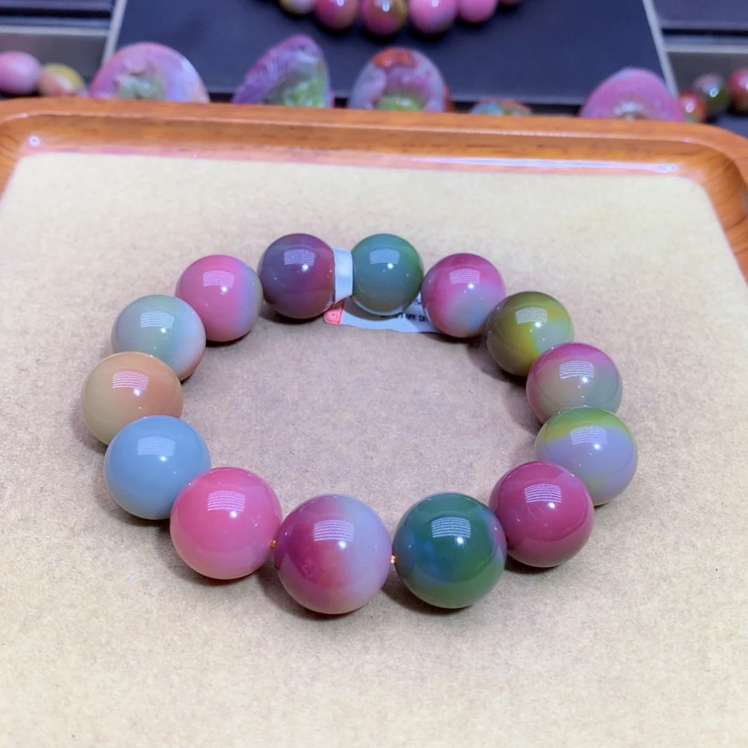 玛瑙未镶嵌手链盐源