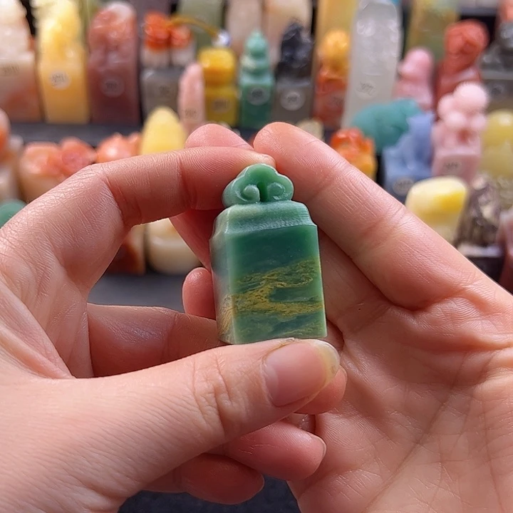 昌化石印石手工定制2.1厘米，包刻字