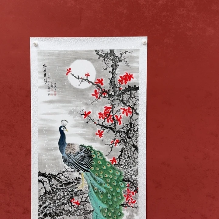 国画书画作品多次参加全国大展 花鸟