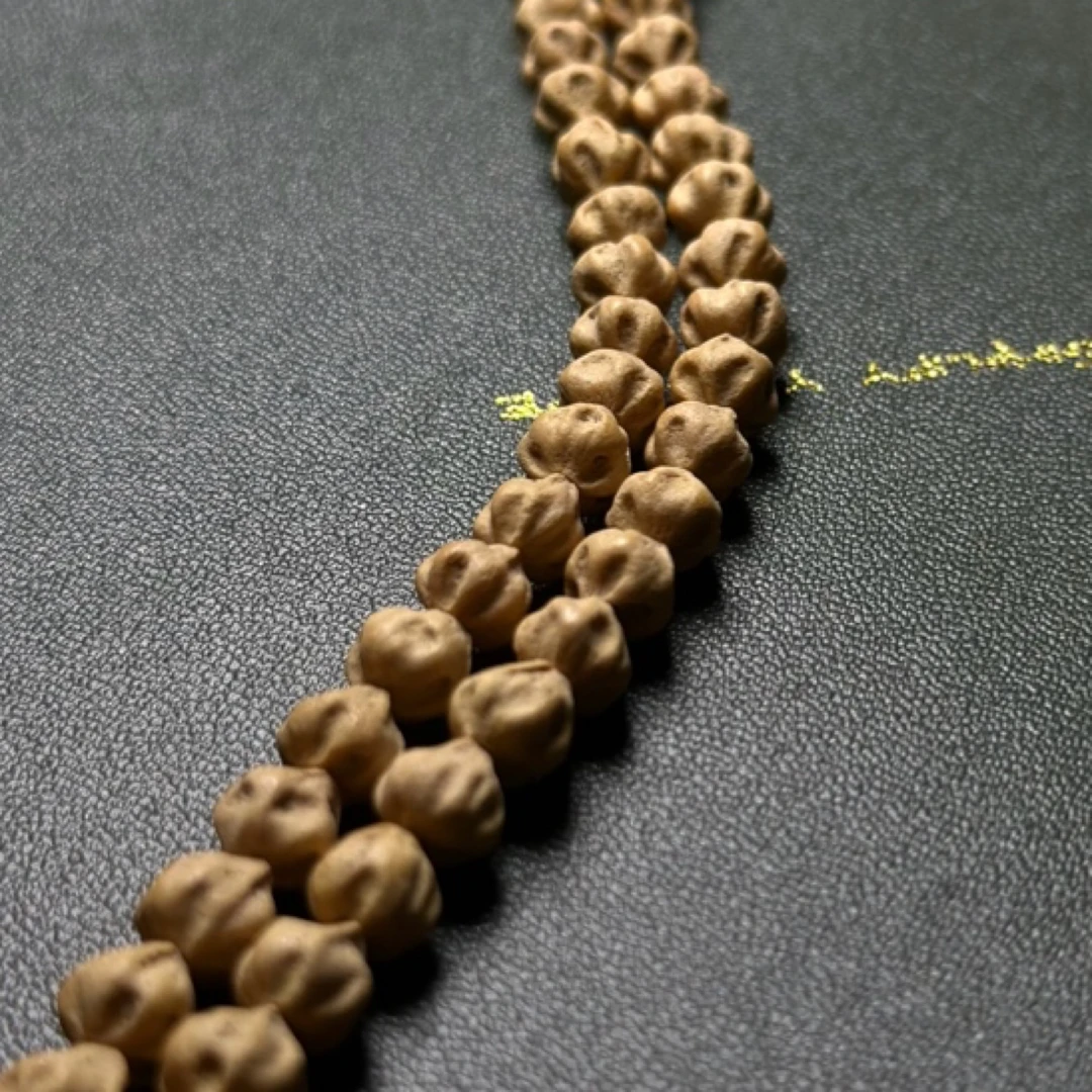 热振百香籽【梦蝶】原装深坑莲花矮桩高货毕业款莲花108手串