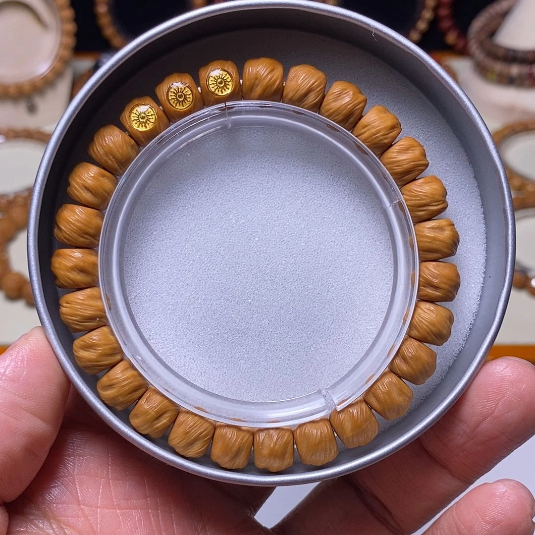 猴头核桃手串鬼印无相尺寸9左右全品