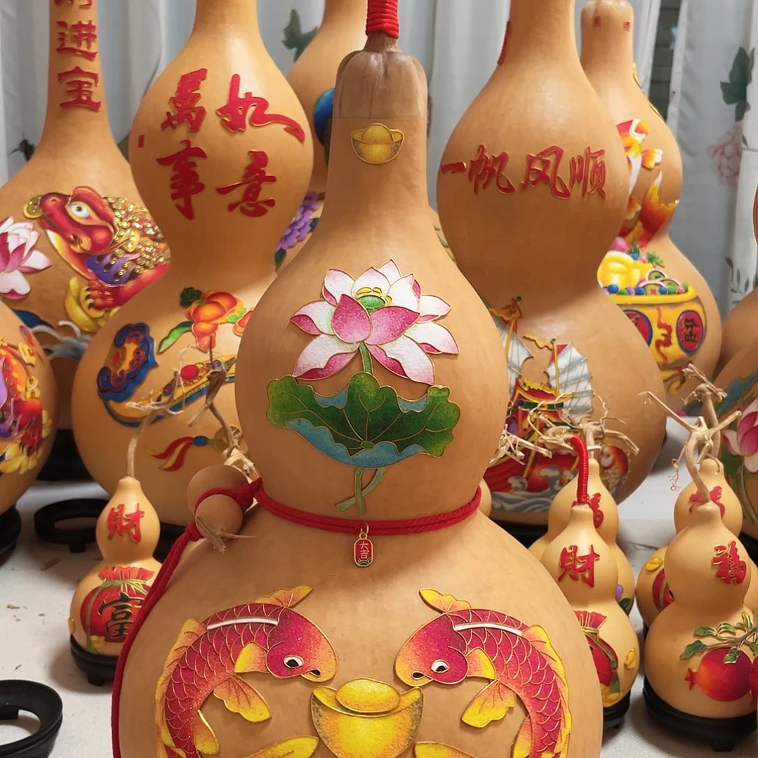 华***罩木葫芦福禄双鱼聚财