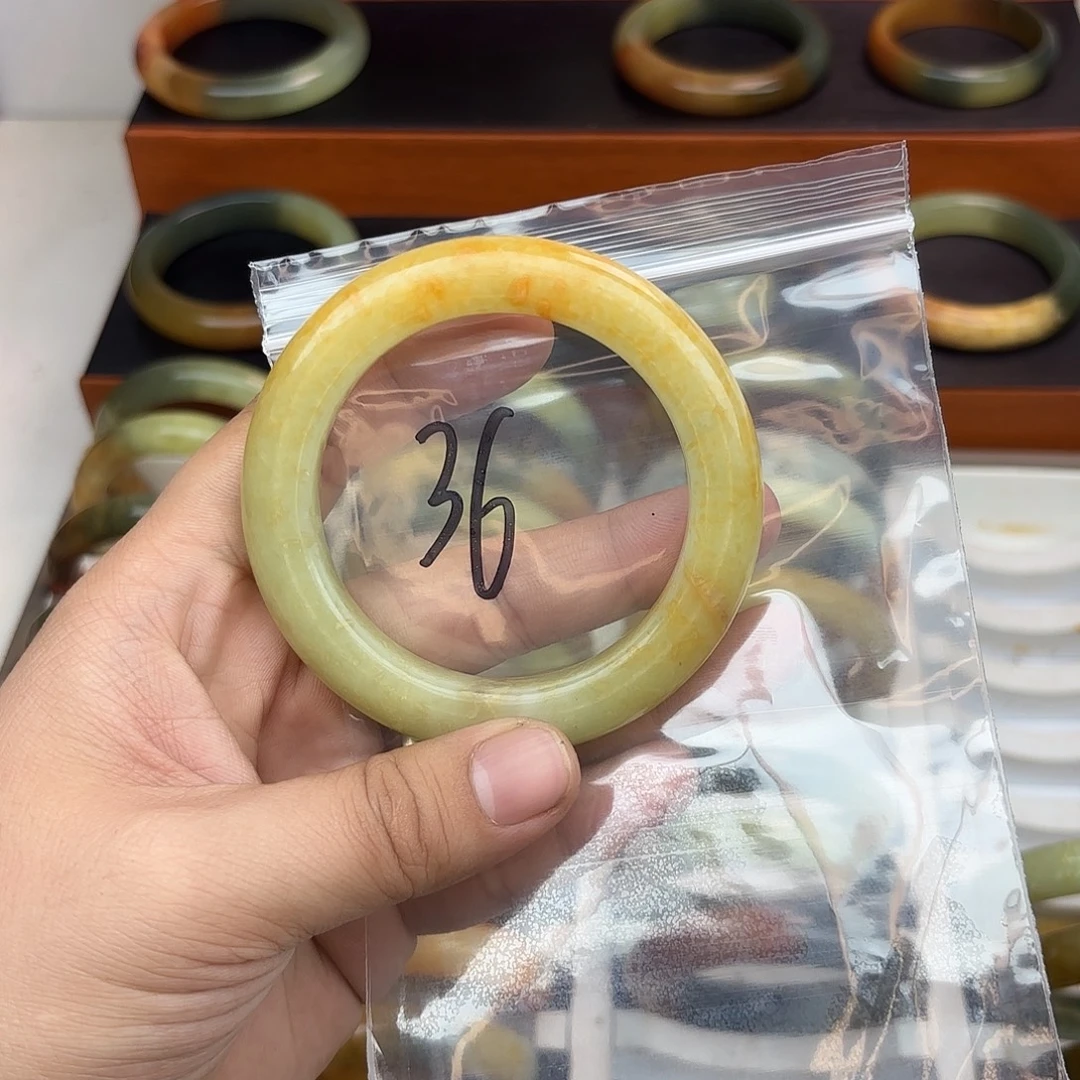 F***n蛇纹石玉未镶嵌手镯