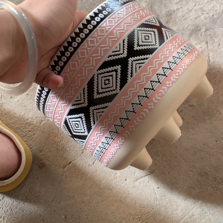 T*口15高12带口微瑕花盆