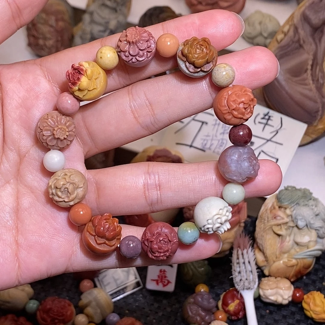 石英质玉（阿拉善玉）未镶嵌手链