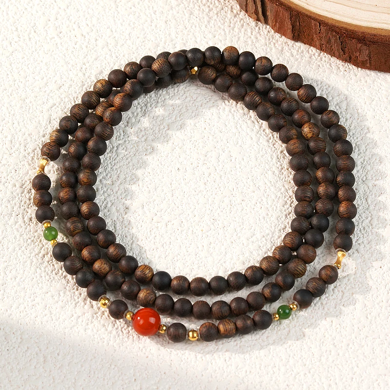 【卡五4圈99沉】沉香手串（多样性发其一）