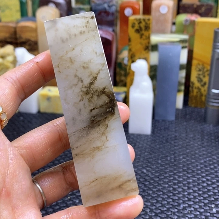 印度石印****书青田石印章石