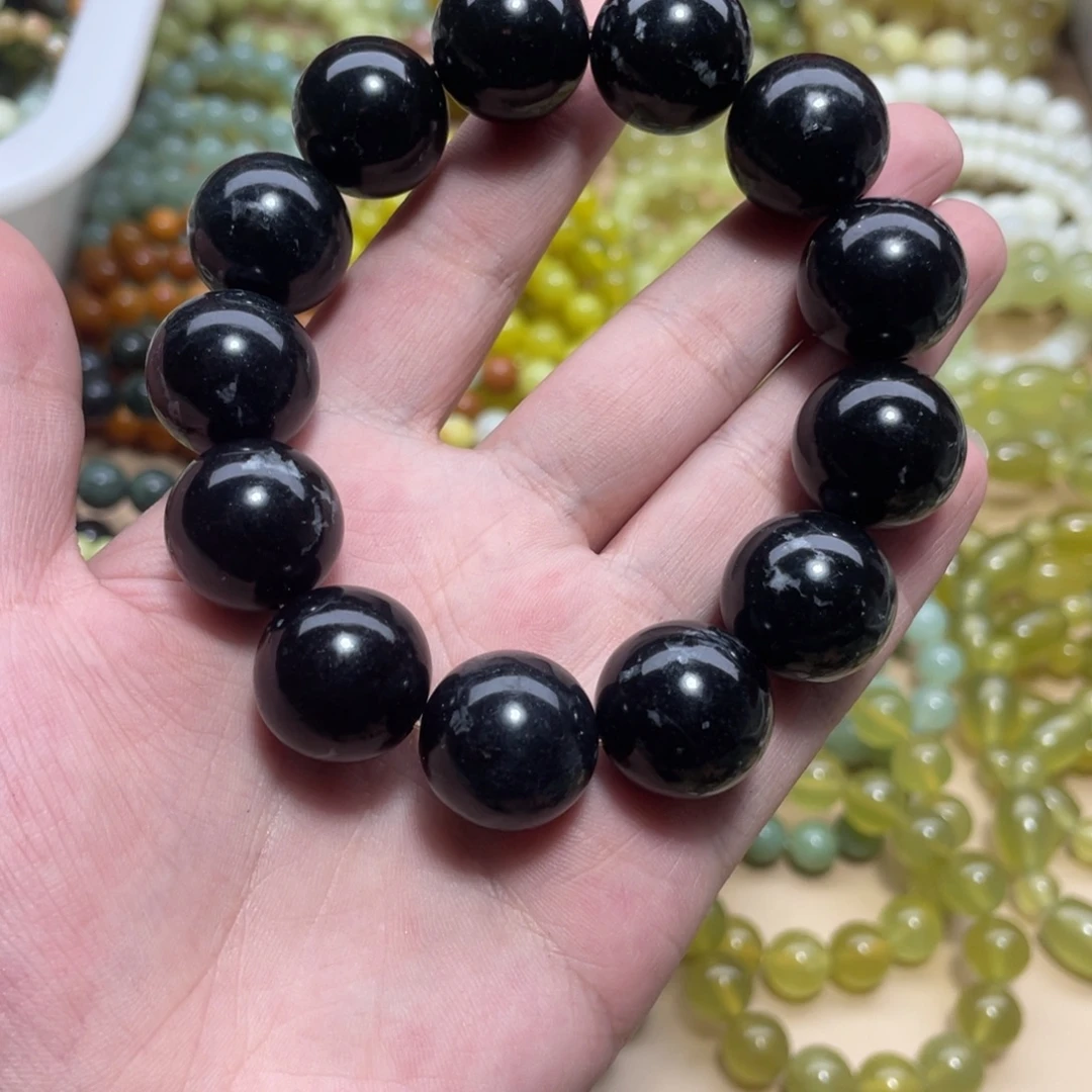 蛇纹石玉未镶嵌手链