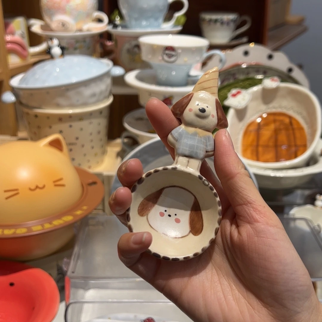 卡通小狗勺子单个