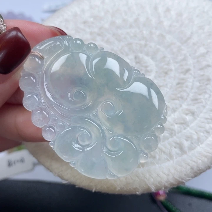 翡翠未镶嵌颈饰天然A货缅甸翡翠