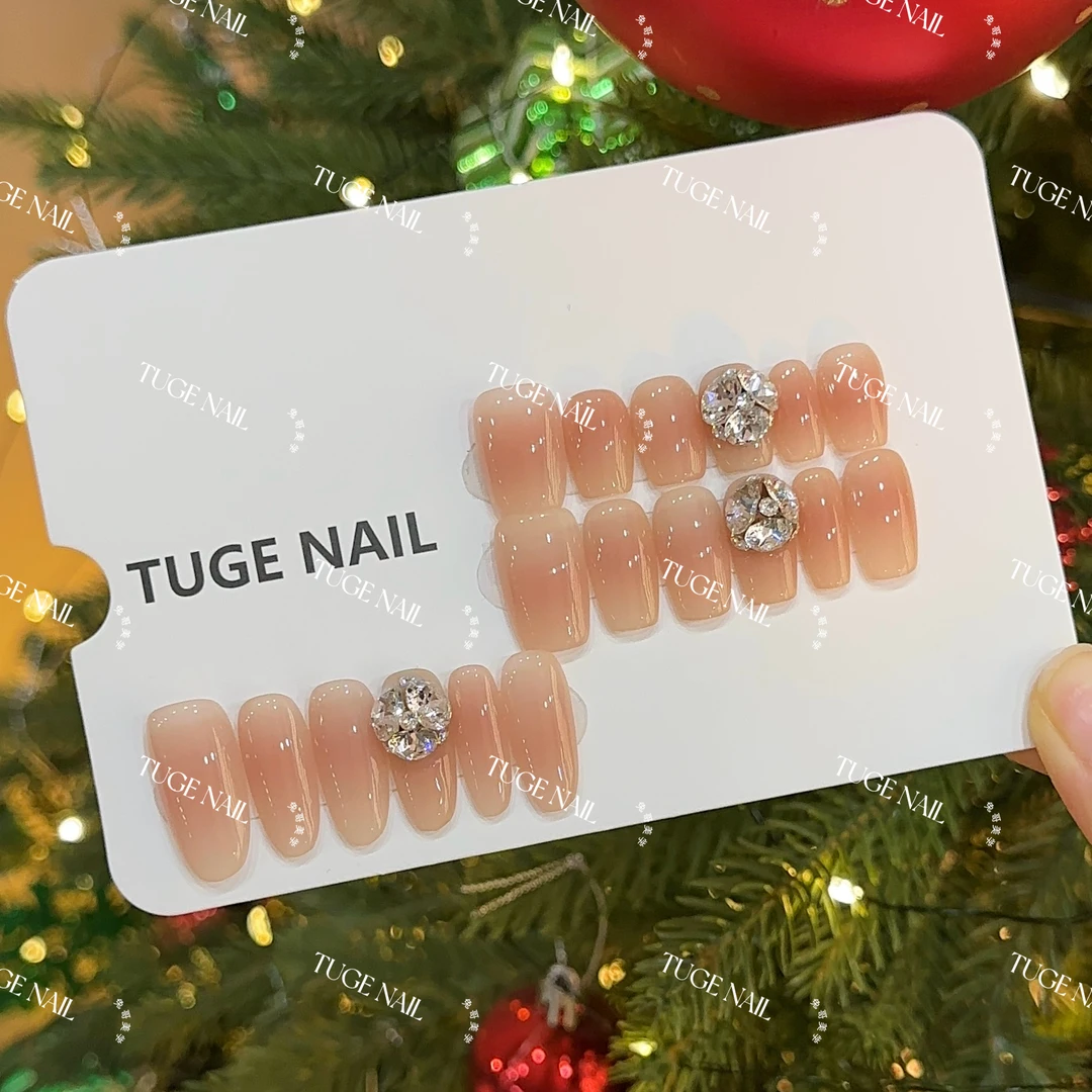 TugeNail “倾城之恋”【施家全华】12片轻奢气质可拆卸穿戴甲-芬达