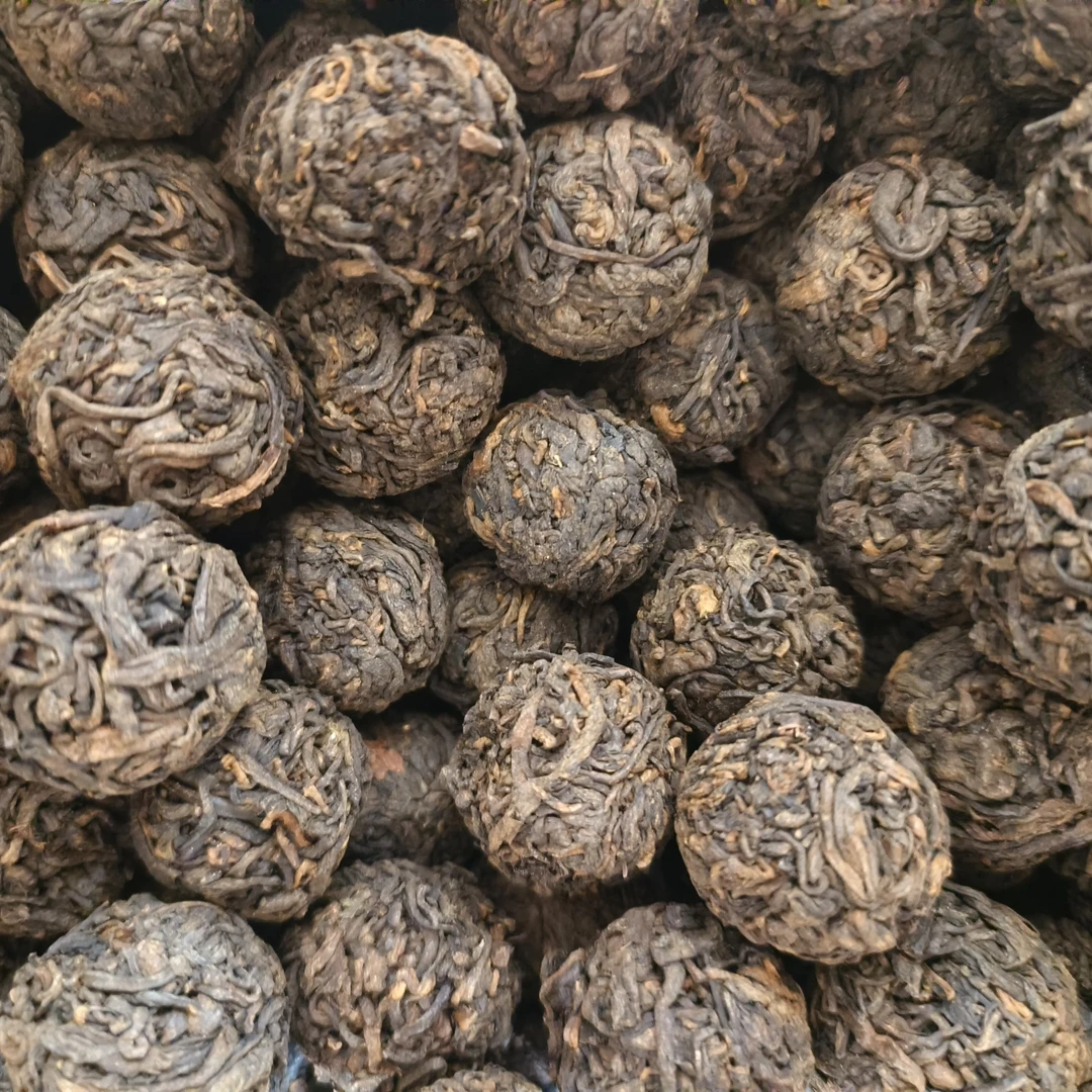 【建梅茶厂】2015年普洱茶熟茶8g龙珠熟茶(玫瑰)不带药香