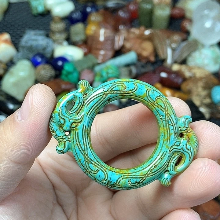 和田玉未镶嵌颈饰35