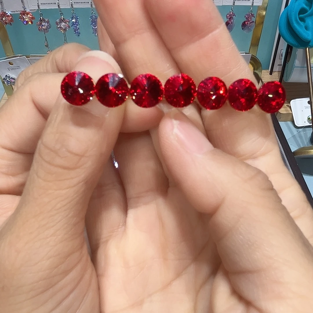 布艺铁合金耳钉女