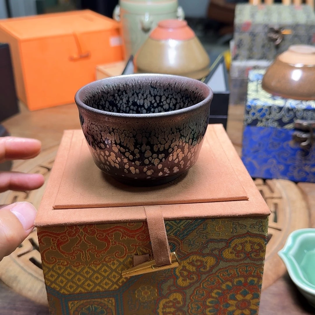 茶盏鹧鸪斑油滴曙光专属001茶盏