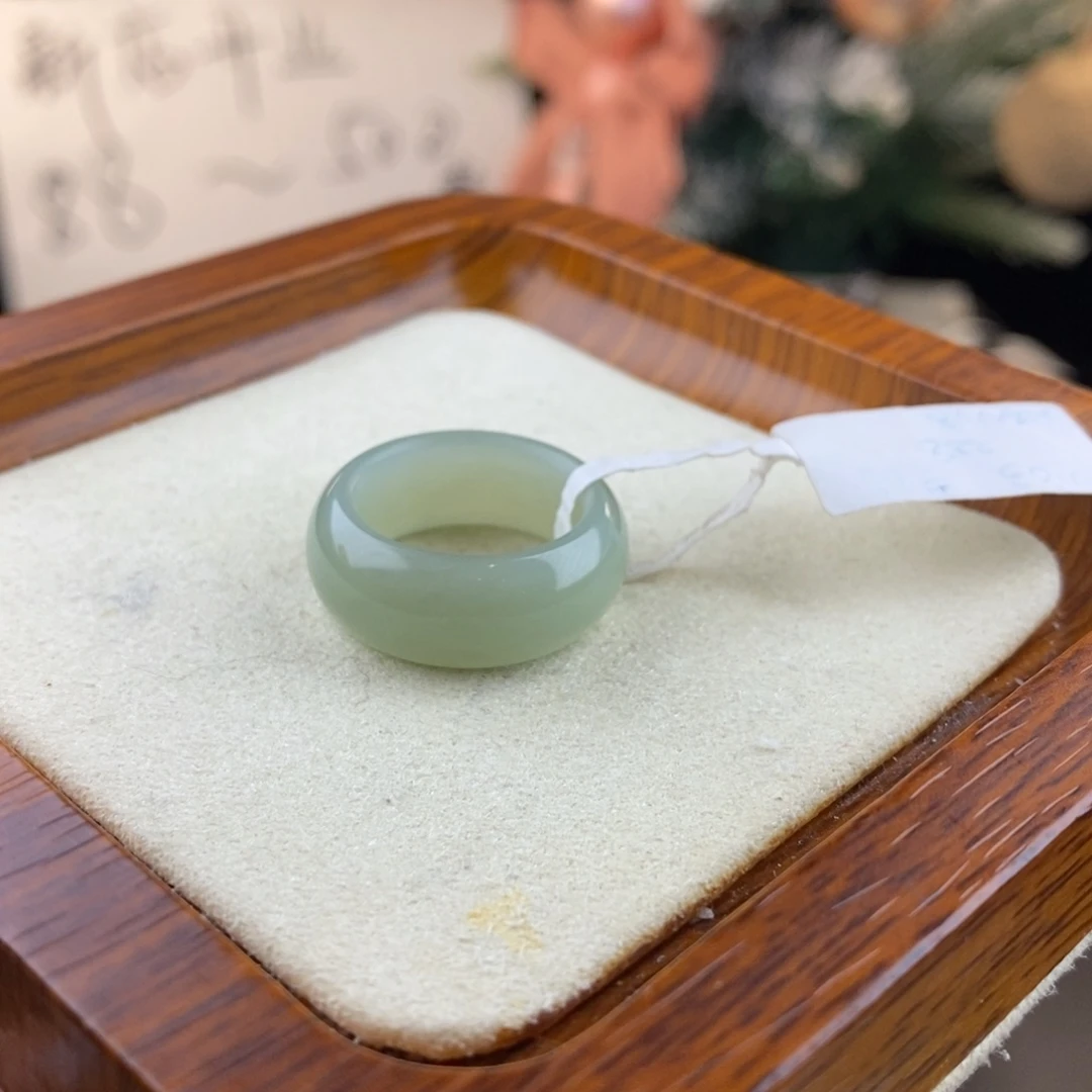 和田玉（糖玉）未镶嵌戒指港12