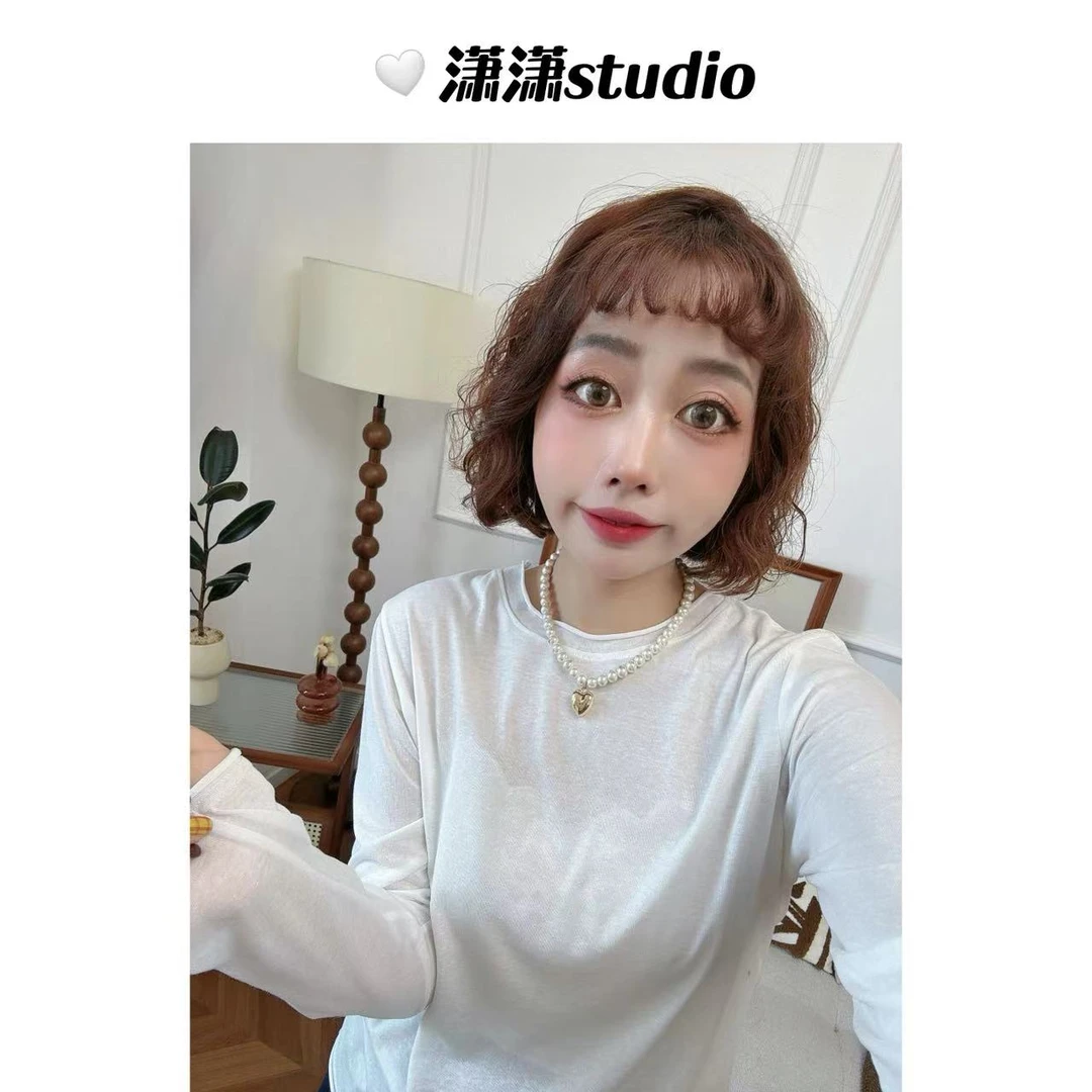 【显瘦白T】【基础款】【穿搭必备】潇潇超舒服韩系百搭打底白T恤XJ0060