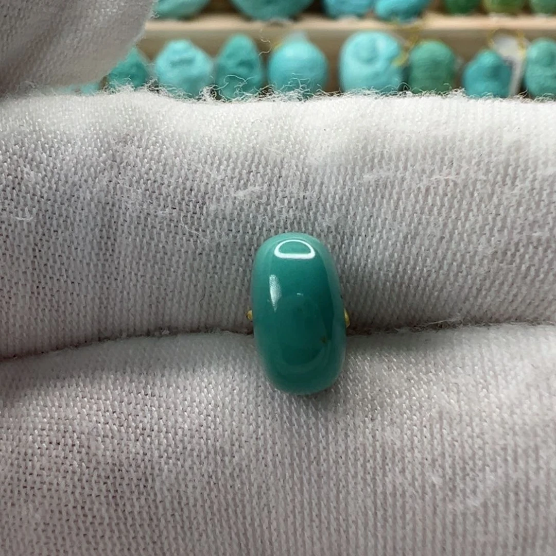 未镶嵌绿松石鼓珠 9.5mm