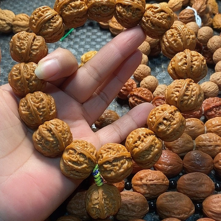 H***!手串文玩核桃粗筋八棱