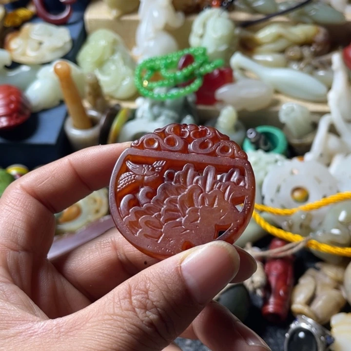 和田玉未镶嵌吊坠(不含链)
