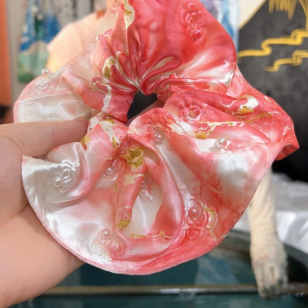 瘦***琳759精品圆饼发圈手作