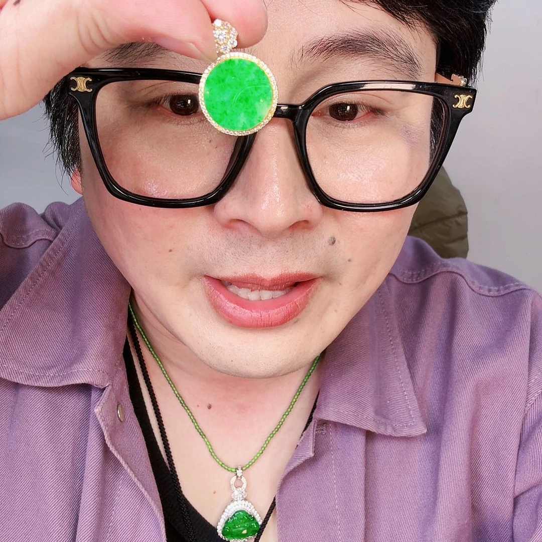 翡翠颈饰未镶嵌一个