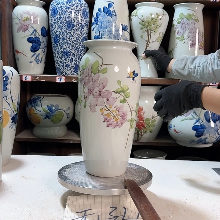 瓶高32紫藤 新款陶瓷陶瓷