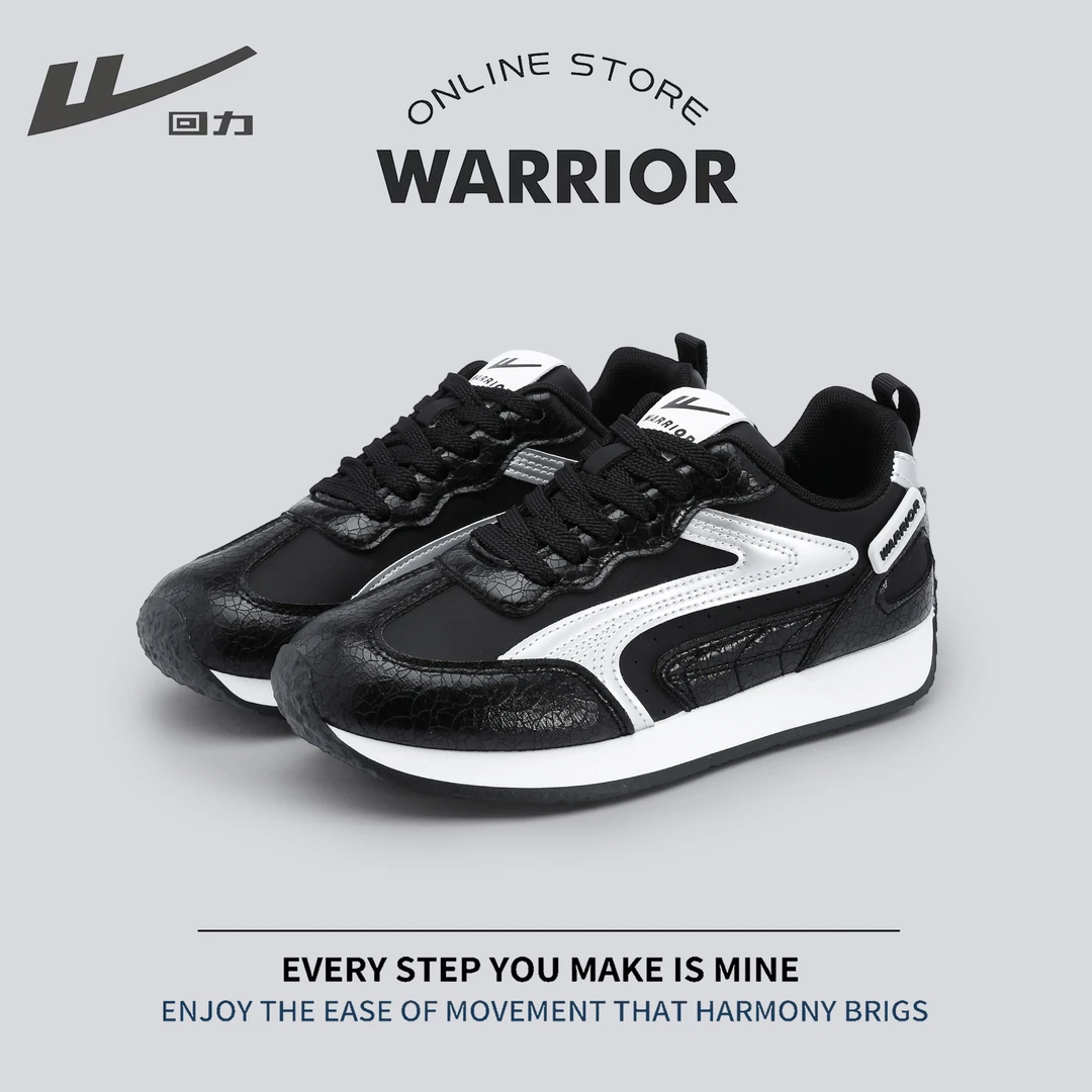 Warrior/回力鞋子女款爆款2025新款流行ins百搭多巴胺校园运动鞋