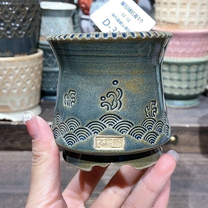 七里烧花盆2-10-385口径6