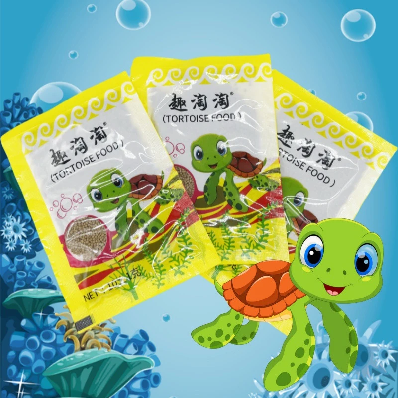 趣淘淘巴西龟草龟小颗粒龟食物上浮水草补钙乌龟饲料小龟粮