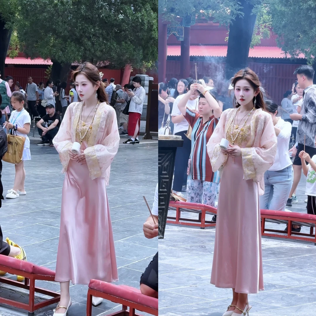 【婷婷】《朝朝幕幕•敦煌》国风粉金刺绣套装 TT2SQTH2015【Q】