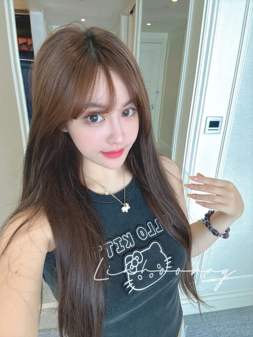 【sKycaptian】原创定制重工洗水kitty猫立体遮副乳背心#SK029170