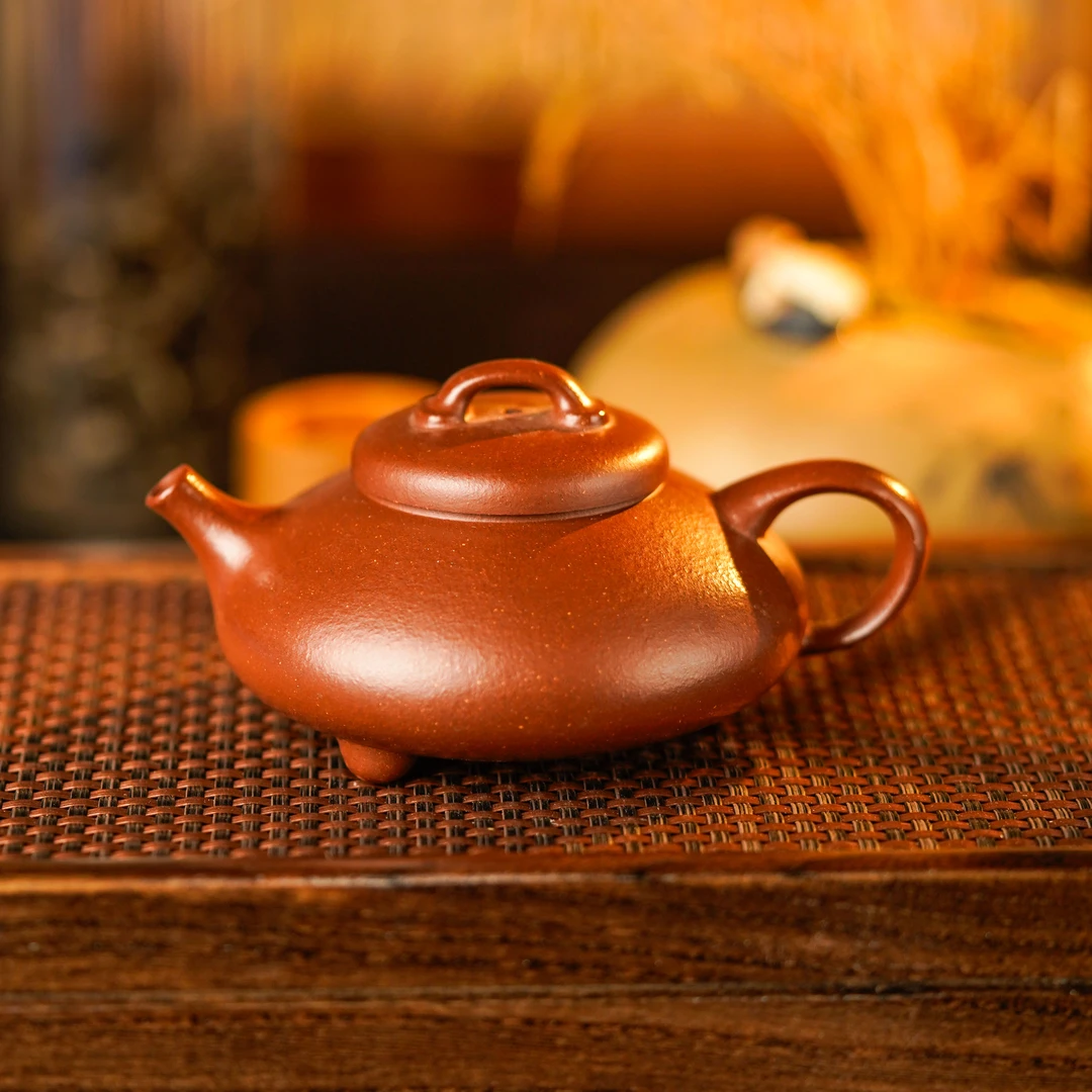 GS2-065  宜兴手工紫砂   葫芦瓢