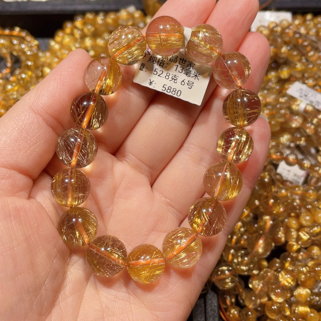 水晶手链未镶嵌元****静天然水晶手链