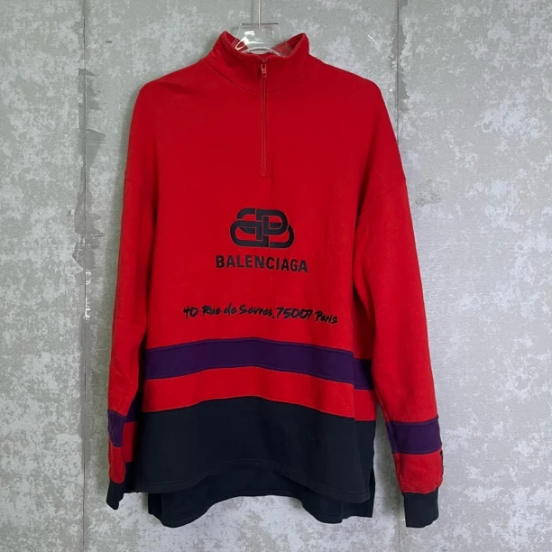未使用 Balenciaga/巴黎世家 M*1/双b锁扣卫衣/17222/JP