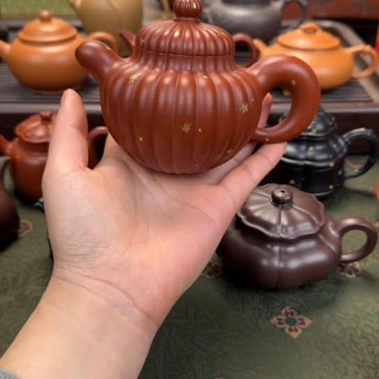茶壶紫砂道洪掇只洒金