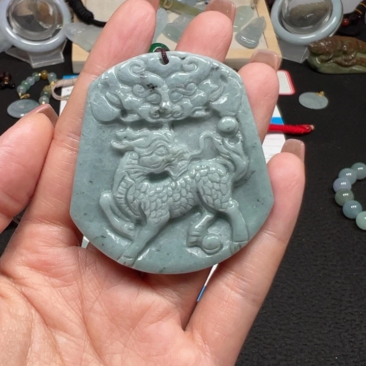 颈饰未镶嵌翡翠天然A货缅甸翡翠