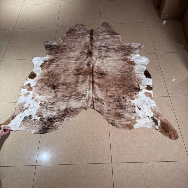 【本尼家】P118 235*215cm专拍牛皮地毯家用轻奢手工