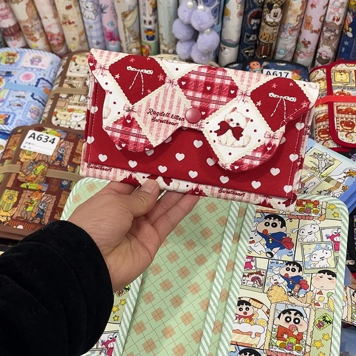 布艺钱包猫耳朵钱包