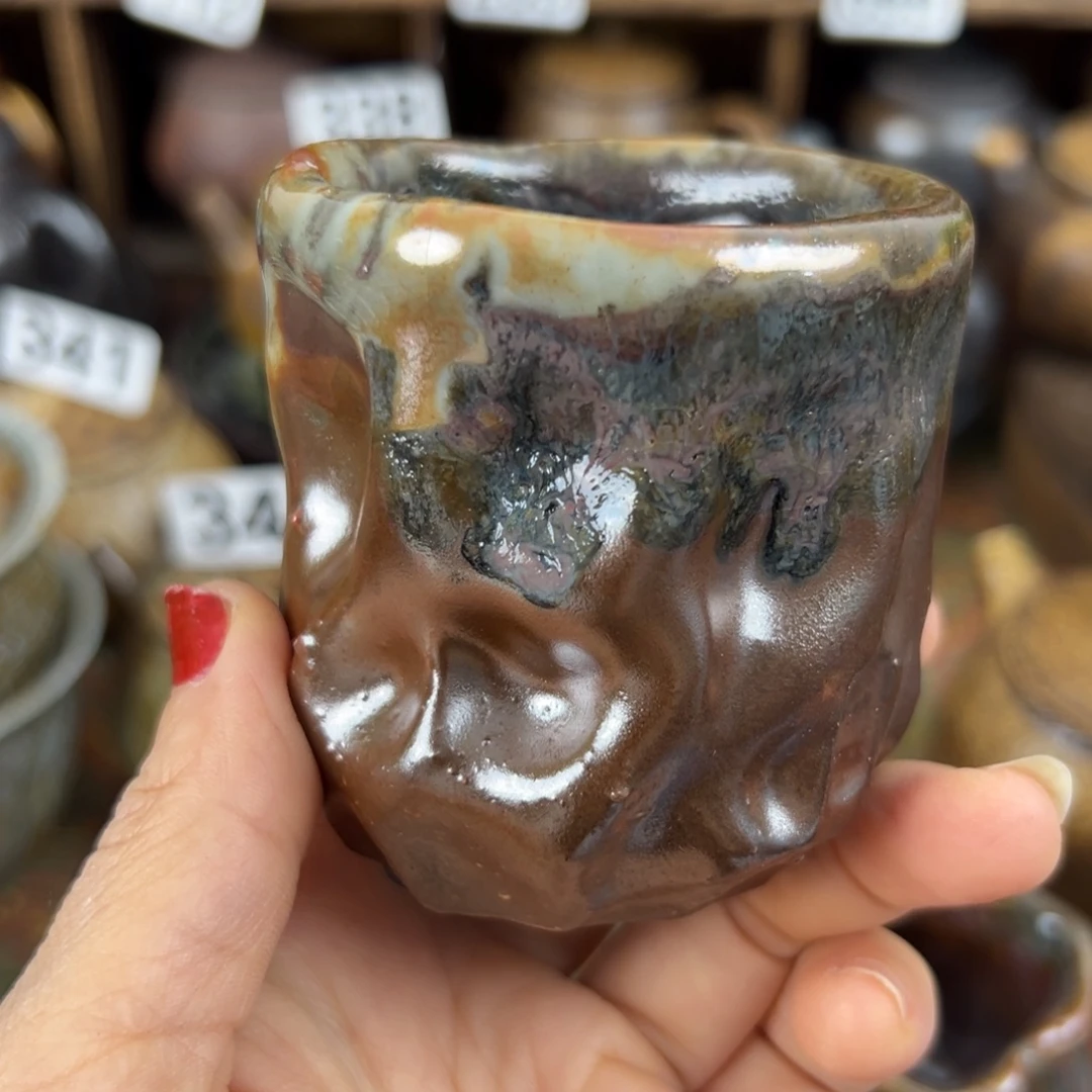 杨***戬柴烧茶器柴烧茶器主人杯