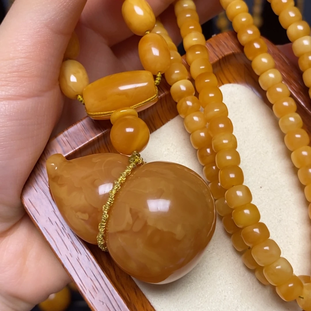 【闪购商品】蜜蜡颈饰未镶嵌项链