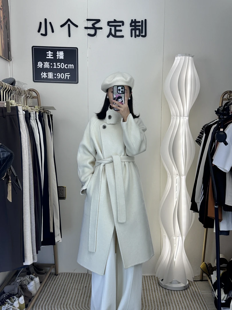 【小个子定制】小个子时尚修身羊毛大衣秋冬气质呢子外套韩版中长款