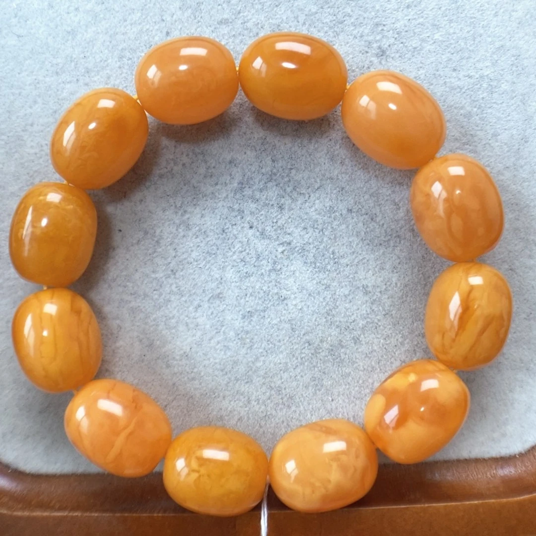 蜜蜡未镶嵌手串蜜蜡